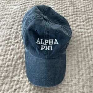 alpha phi baseball cap